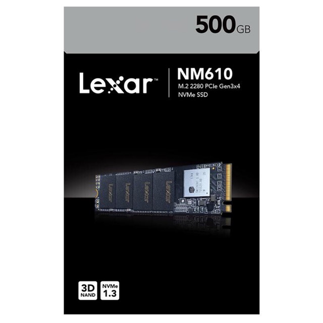 Ổ cứng SSD PCIe NVME Lexar NM610 500gb- Bảo hành 3 năm