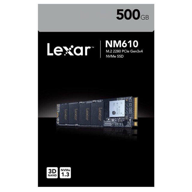 Ổ cứng SSD PCIe NVME Lexar NM610 500gb- Bảo hành 3 năm | BigBuy360 - bigbuy360.vn