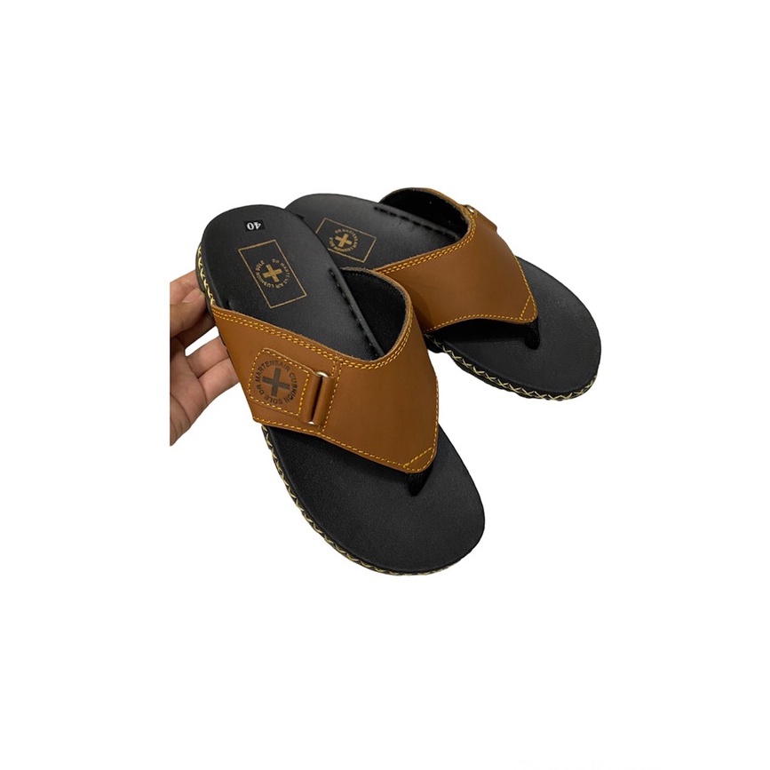 Dép da nam Dép kẹp nam DR Martens fullbox quai da bò sáp  ms 059