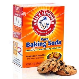 Bột baking soda đa năng làm bánh arm & hammer pure baking soda, hộp 453g 1 lb.