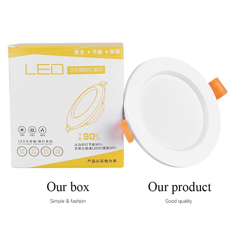 CANMEIJIA Đèn LED âm trần 3.5 inch 4 inch 6 inch 9W 12W 18W Siêu Mỏng Cho Phòng Khách