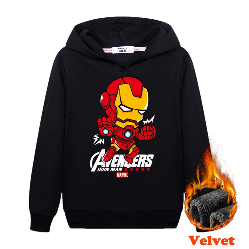 Áo hoodie nhung in hình hoạt hình Minecraft thời trang mùa đông dành cho bé trai 2021