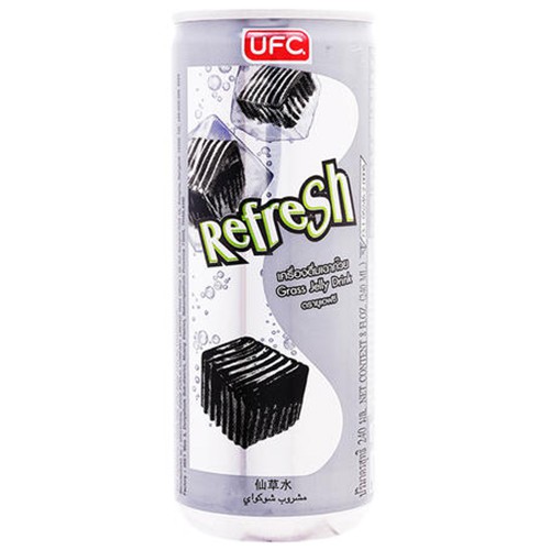 Nước sương sáo Refresh UFC 240ml / CHABAA 230ml Thái Lan - lốc 6 lon