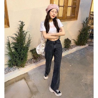 MISTAKER | Áo thun logo dáng ngắn croptop màu trắng