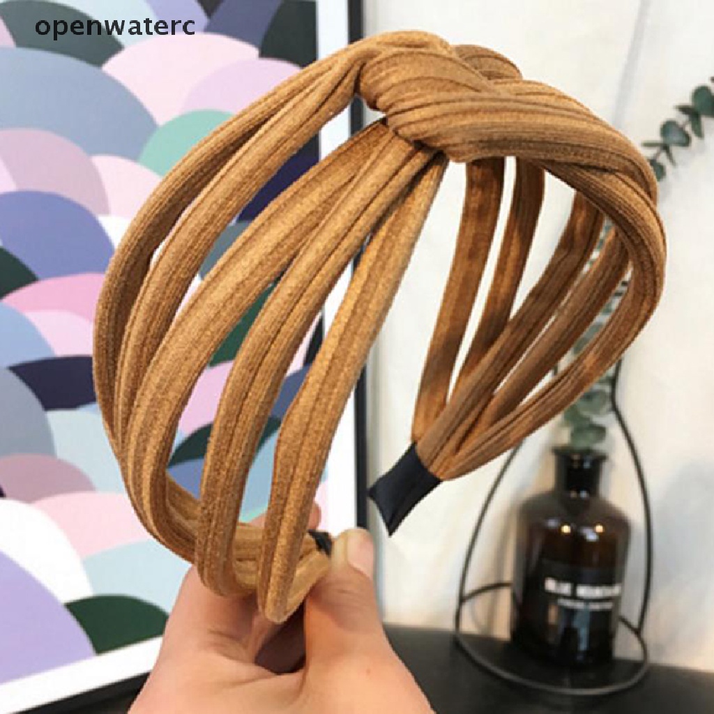 Cài Tóc Dạng Xoắn Thắt Nơ Chéo Thời Trang Cho Nữ