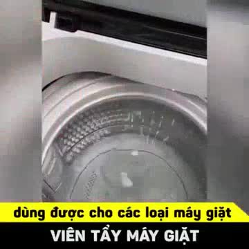 Viên Tẩy Vệ Sinh Lồng Máy Giặt Diệt khuẩn Và Tẩy Chất Cặn Lồng Máy Giặt Hiệu Quả