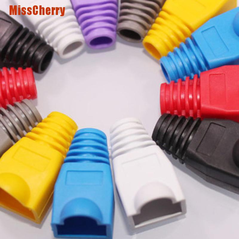Set 20 Đầu Nối Dây Cáp Mạng Rj45 8p8c Chuyên Dụng Cho Cat 5 / 5e