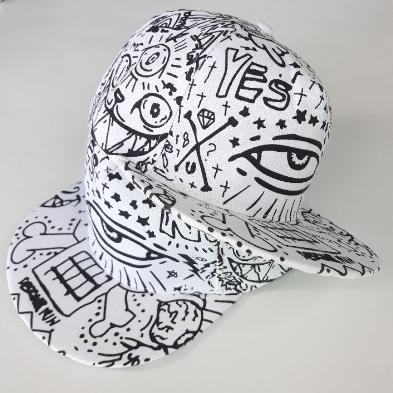 Nón kết mũ lưỡi trai snapback nam nữ phong cách hiphop cao cấp, mũ rapper đẹp