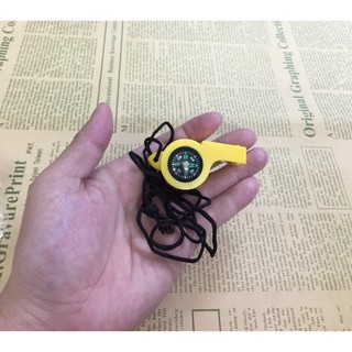 Còi thổi kiêm la bàn báo hiệu & báo động, đeo cổ tiện dụng