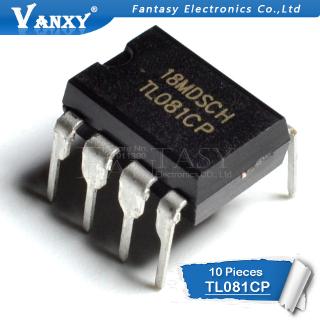 Bộ 10 Ic Chất Lượng Cao Tl081Cp Dip8 Tl081 Dip Tl081C Dip-8