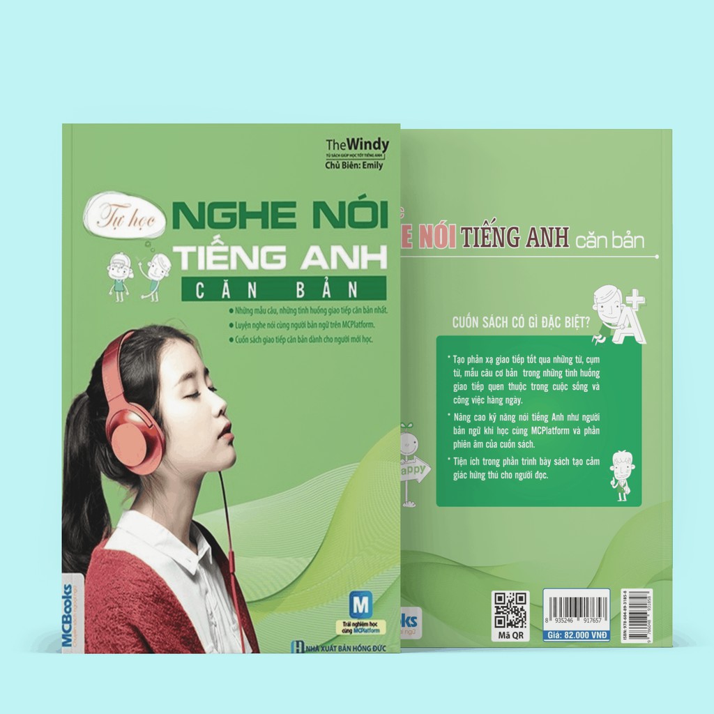 Sách - Tự Học Nghe Nói Tiếng Anh Căn Bản (Học Cùng App MCBOOKS)