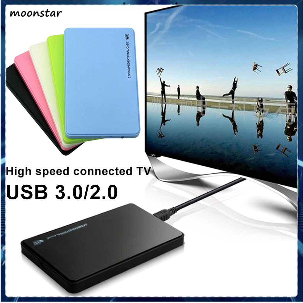 Hộp Đựng Ổ Cứng Ngoài Ms Usb 3.0 / 2.0 2.5inch Sata Hdd Ssd