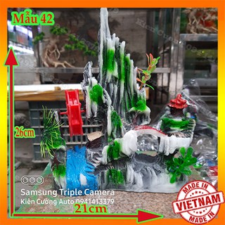 Mô hình núi - hòn non bộ - trang trí bể cá