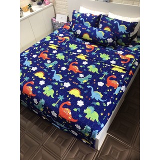 Set chăn ga gối cotton 5 món chăn hè