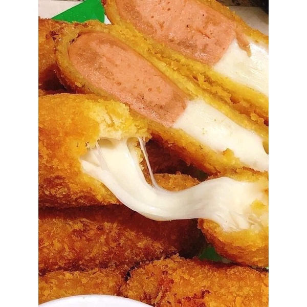 hotdog phomai xúc xích 5 cái