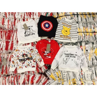 Combo 2 áo nỉ hoạt hình cho bé