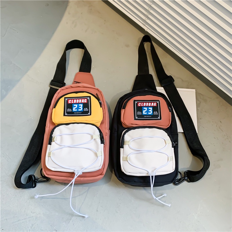 Túi Đeo Chéo Ngực Vải Canvas Phong Cách Thể Thao Thời Trang Thường Ngày Mới Cho Nam Và Nữ