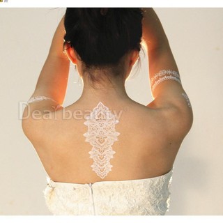 Hình xăm dán Henna Trắng PT2