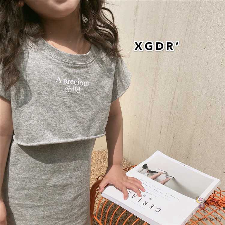 Bộ Đồ Gồm Áo Thun + Chân Váy Phong Cách Hàn Quốc Thời Trang Mùa Hè Trẻ Trung