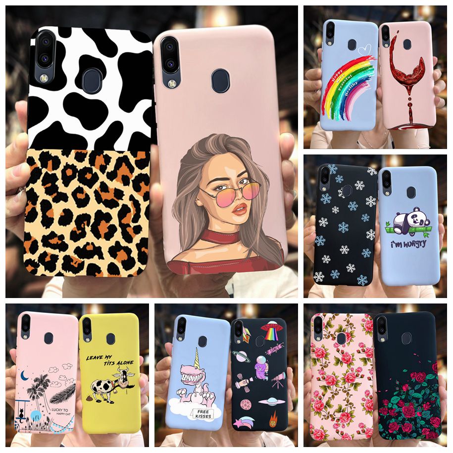 Ốp Điện Thoại TPU Silicone Mềm Nhám Chống Sốc Cho Samsung Galaxy M20 Samsung M20 M 20 SM-M205F SM-M205M