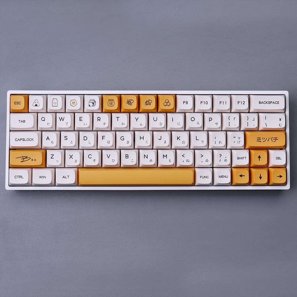 Bộ keycap bàn phím cơ XDA Honey Bee - 136 nút phù hợp cho fullsize, TKL, NJ68, RK G68, NJ80