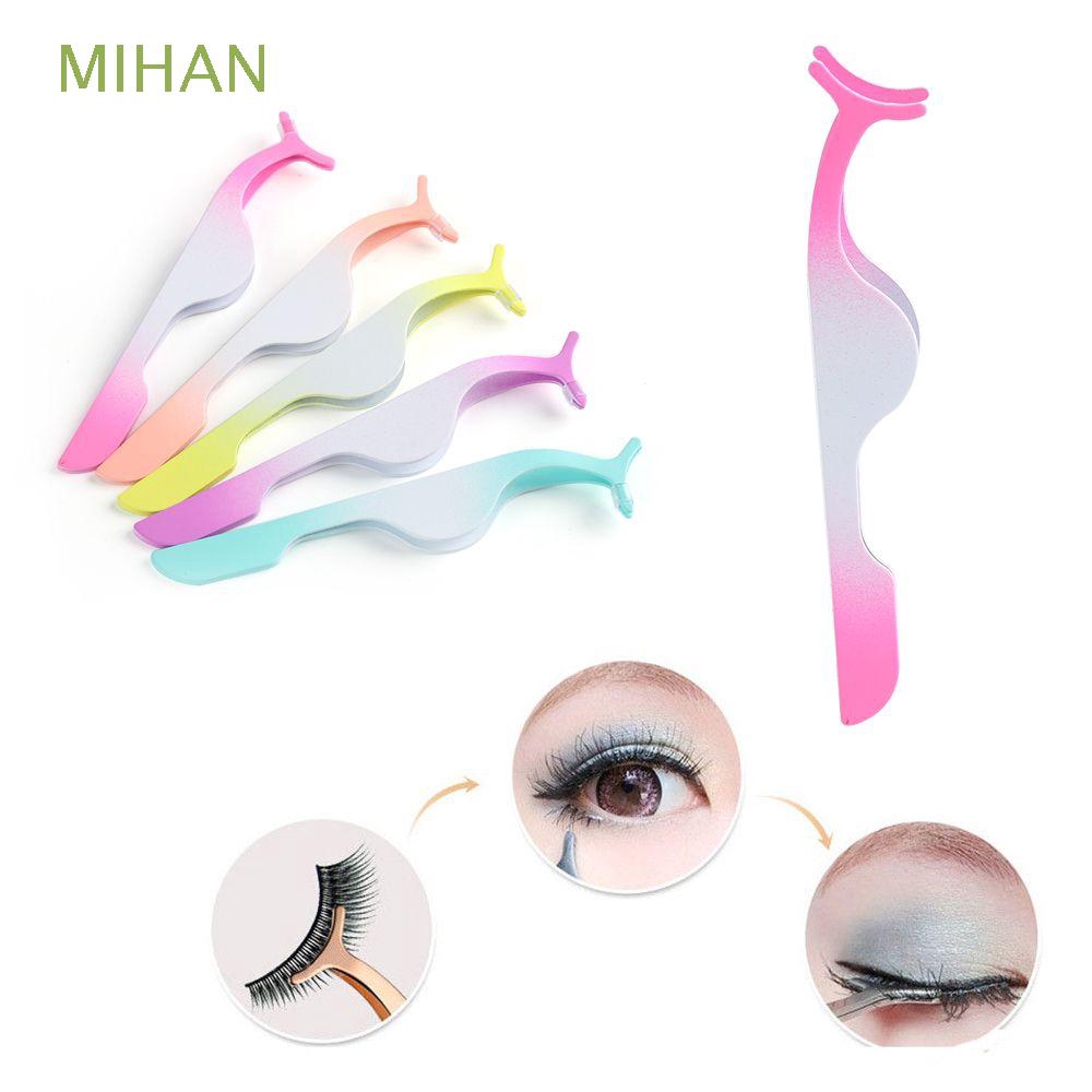 [Hàng mới về] Nhíp gắn lông mi giả làm từ thép không gỉ màu gradient đẹp mắt