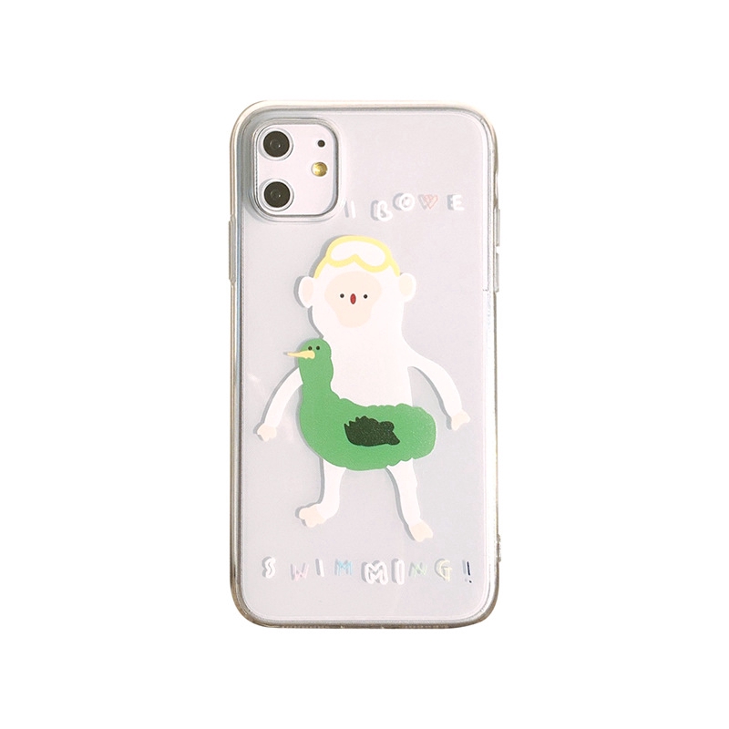 Ốp lưng iphone Ốp điện thoại in hình khỉ hoạt hình dễ thương 274 cho Iphone 6/6plus/6S/6S plus/6/7/7plus/8/8plus/X/XS/XS Max/11/13/13PRO/13PROMAX/13MINI Dinuo case