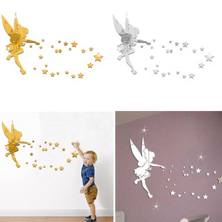 Gương Dán Tường Acrylic 3D Sáng Tạo