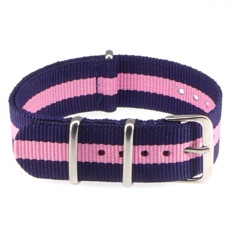 Dây Đeo Đồng Hồ 18mm 20mm NATO 007, James bond. Đen 20mm Bằng Vải Nylon