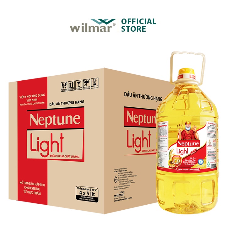 [Hỏa Tốc HCM] Dầu Ăn Neptune Light 5L