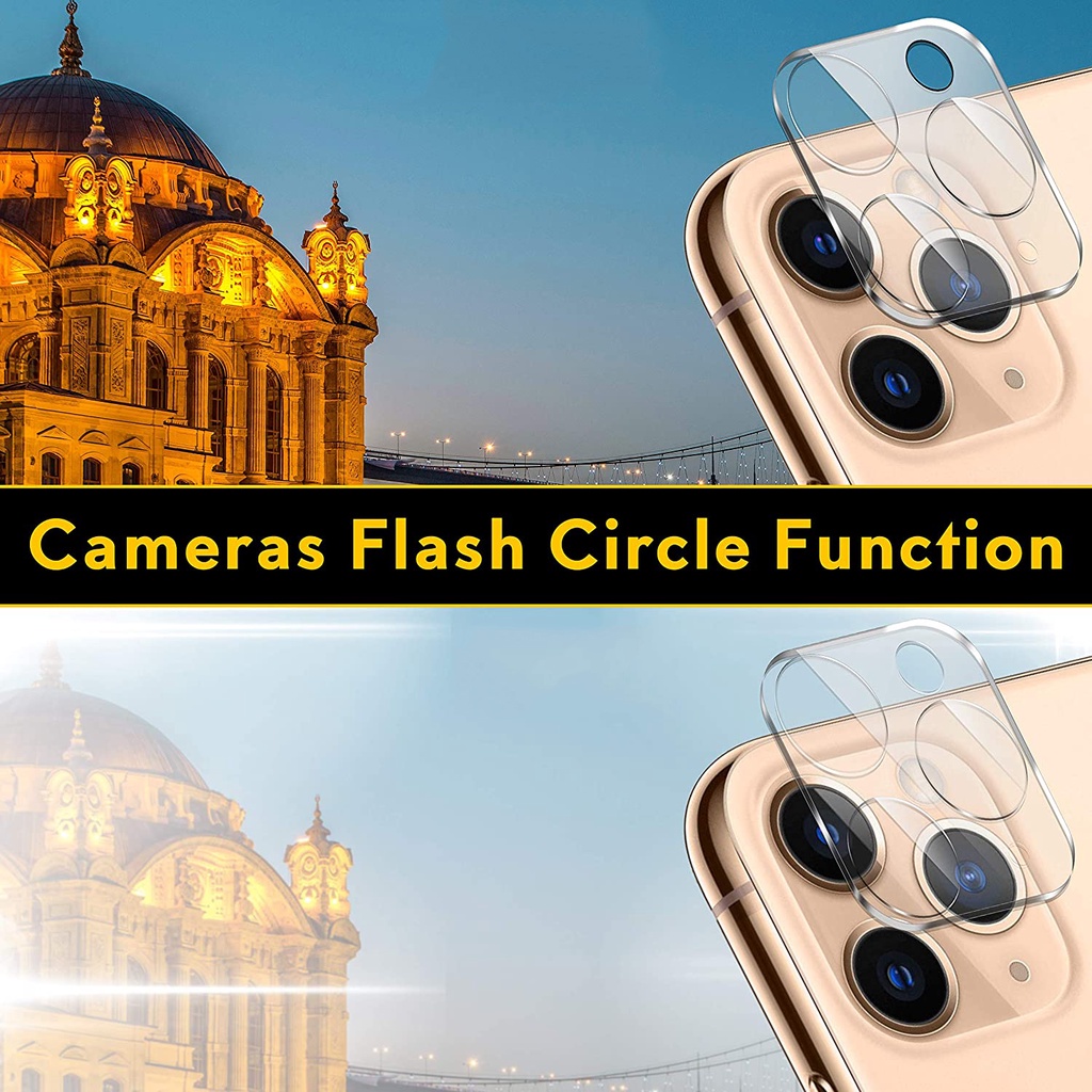 Kính Cường Lực 9H Bảo Vệ Camera Sau Của Điện Thoại  Compatible For iPhone 11 Pro Max