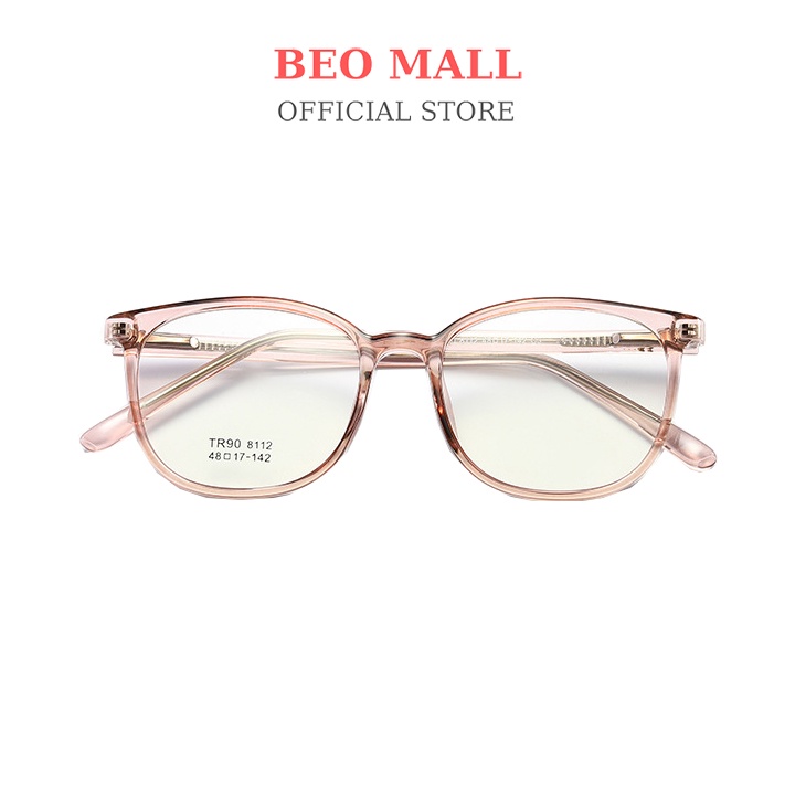 Gọng kính cận nữ nhựa dẻo BEOMALL chất liệu bền bỉ theo phong cách giới trẻ tinh tế và sang chảnh 8112