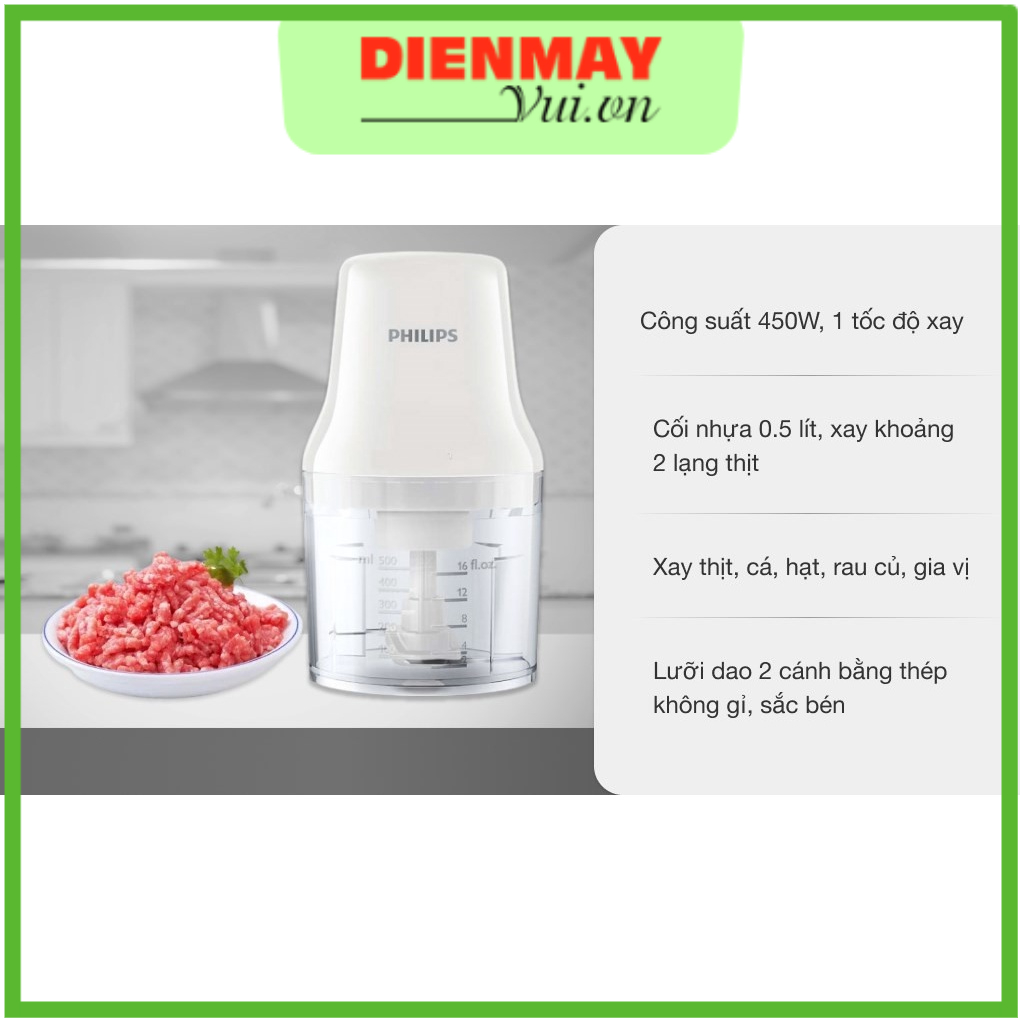 Máy xay thịt Philips HR1393