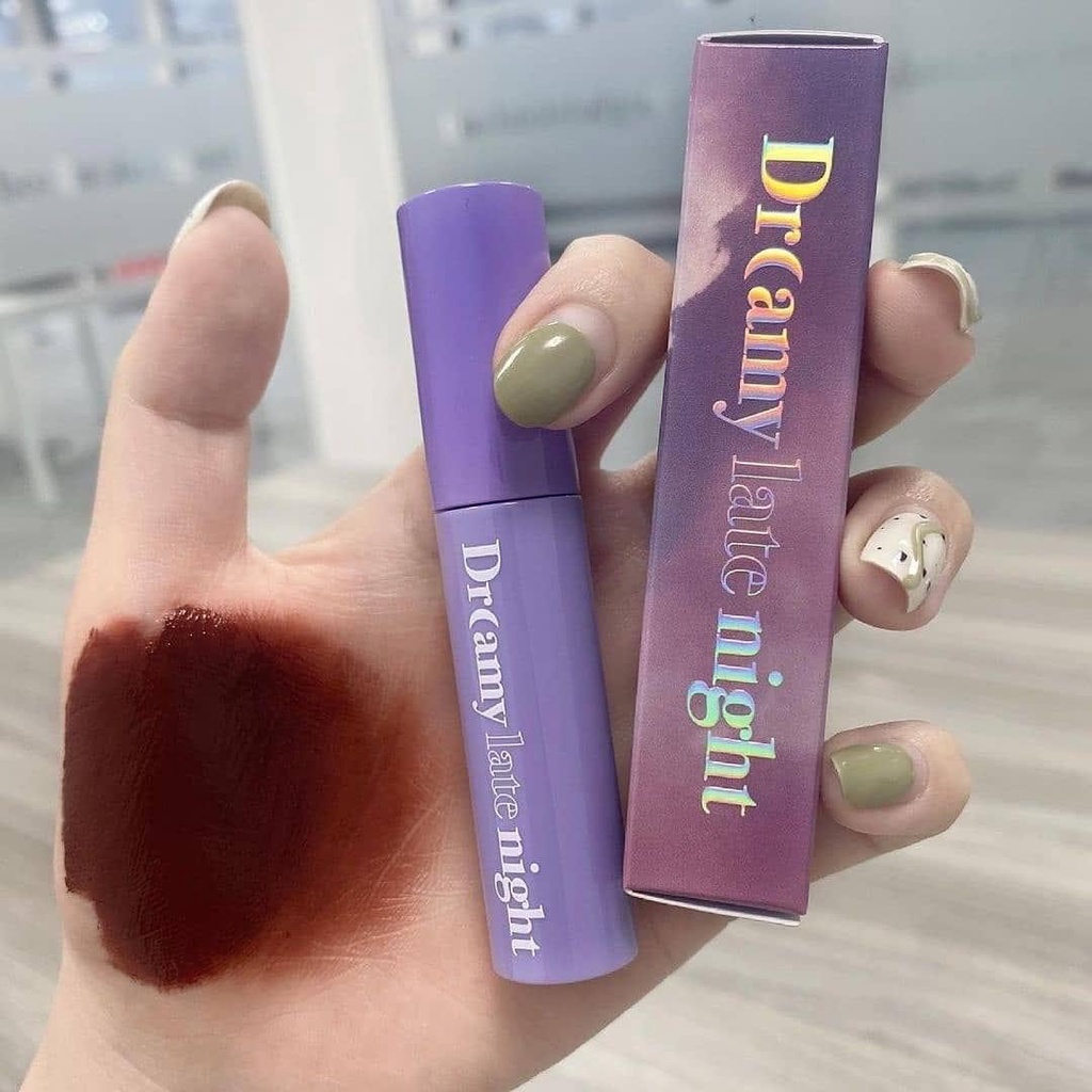 [SON MẪU MỚI ] Son Kem Lì, Mịn Mượt Nhẹ Môi Merzy Dreamy Late Night Mellow Tint 4g