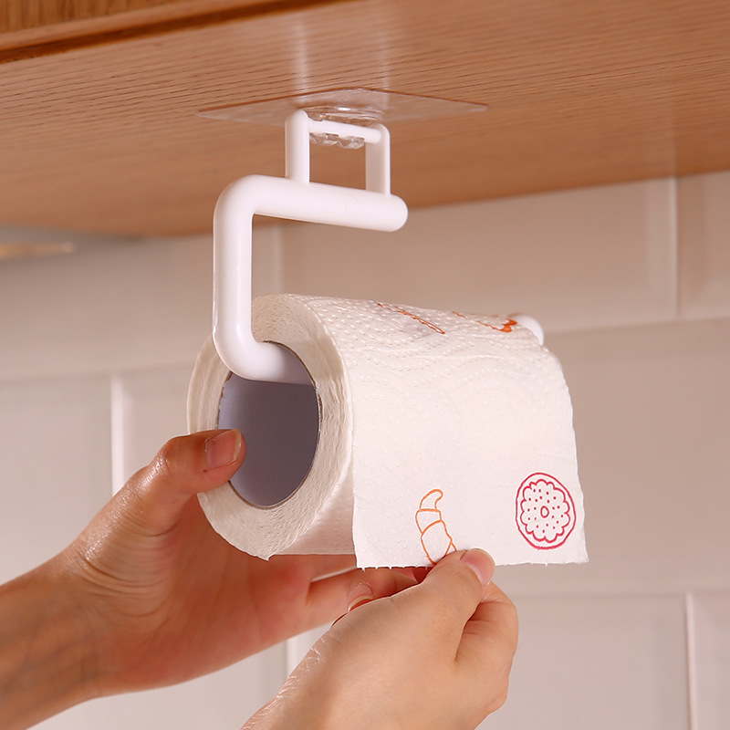 HOUSEEKER Giá treo cuộn khăn giấy tiện lợi chuyên dụng cho nhà bếp / nhà tắm
