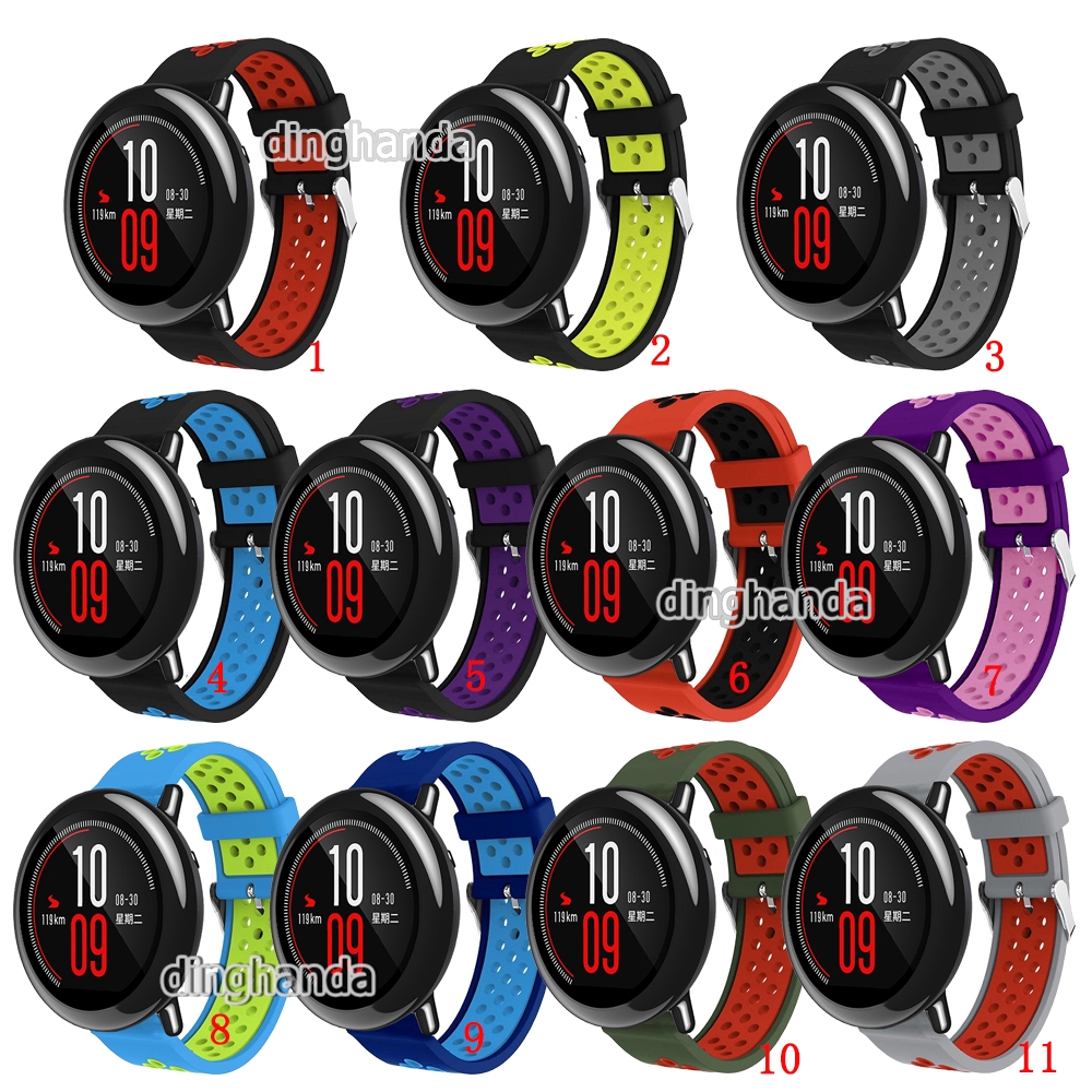 Dây đeo silicon mềm 22mm cho đồng hồ thông minh Huami Amazfit Pace