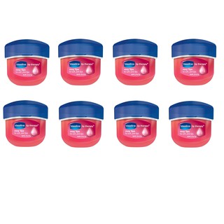 Combo 8 hũ Vaseline dưỡng môi Mỹ - hồng