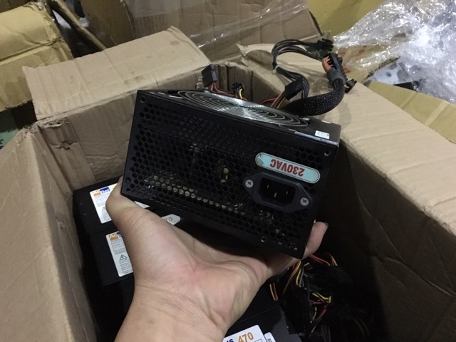 AcBel 470 plus bảo hành hãng có cáp 6 pin cho vga