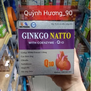 Viên uống GINKGO NATTO 120mg hỗ trợ cải thiện trí nhớ và giấc ngủ sâu