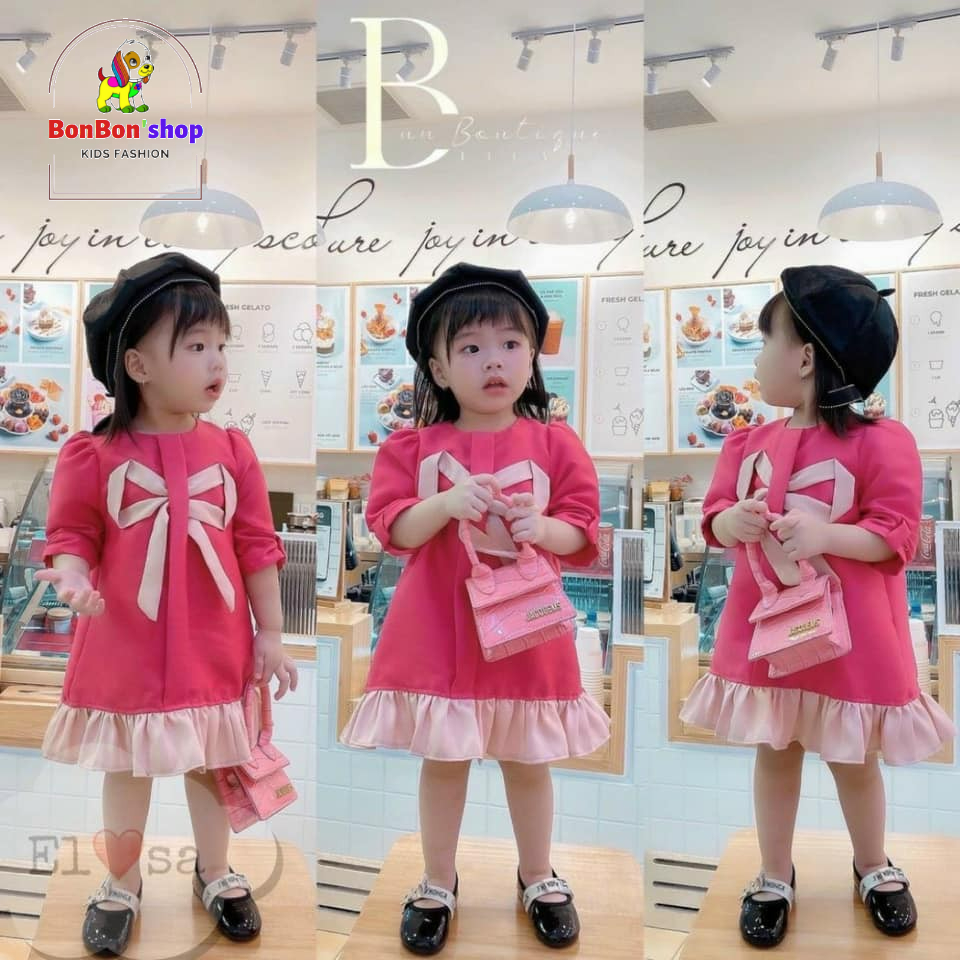 Đầm dễ thương cho bé gái, đầm tiểu thư