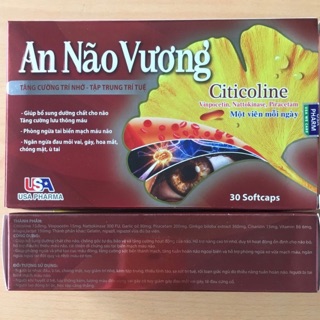 An Não Vương Giúp bổ sung dưỡng chất cho não, tăng cường lưu thông máu