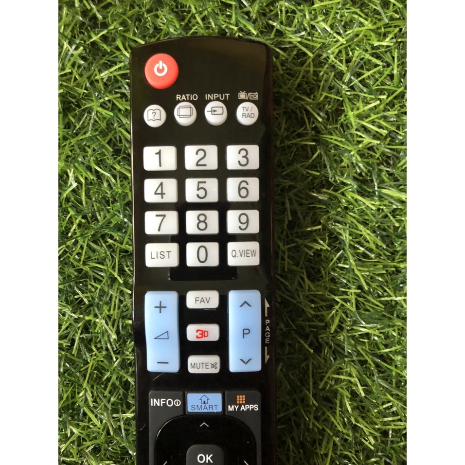 Điều khiển tivi LG AKB73756504 Xịn Đen Dài Lô Gô đỏ chính hãng zin theo máy -Tặng kèm pin - Remote LG AKB73756504