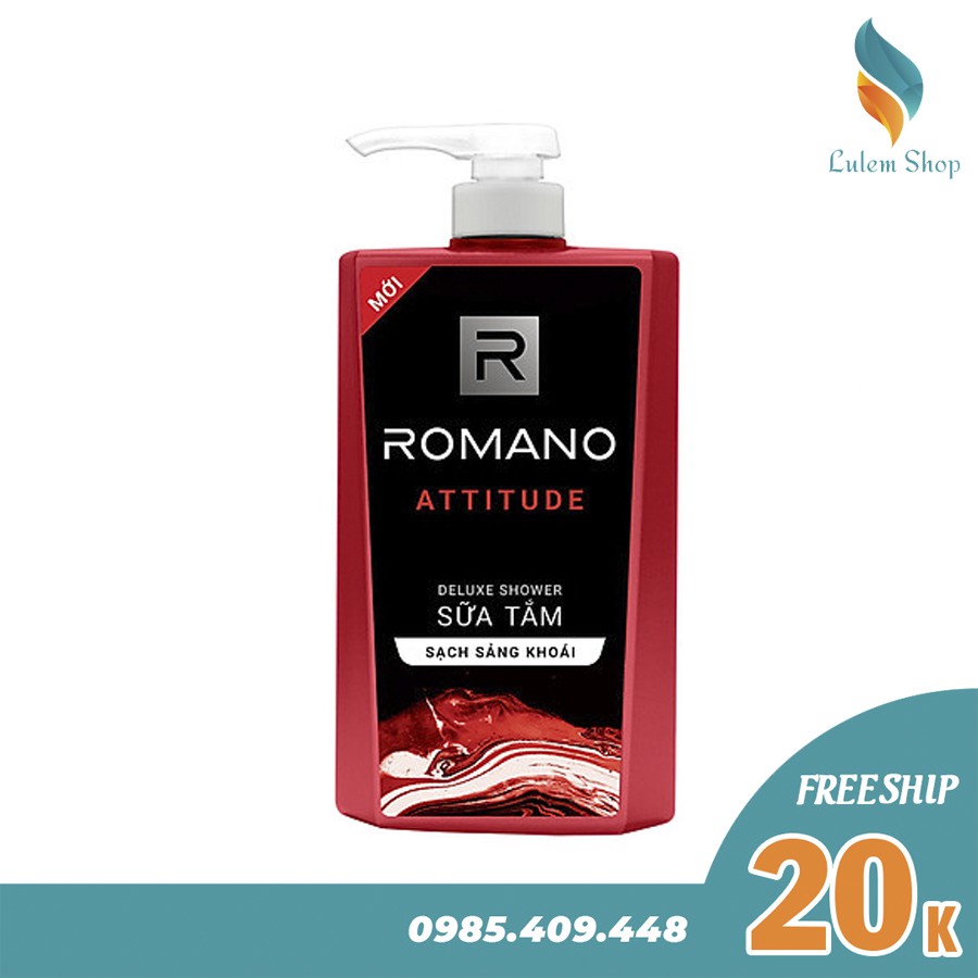 Sữa tắm cao cấp Romano 650g (Classic/Attitude/Force/Gentleman)