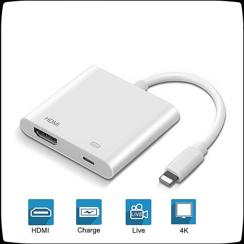 Bộ ChuyểN ĐổI HDMI 4K 1080P Sang HDMI 8-Pin HD TV / MáY ChiếU Cho Apple