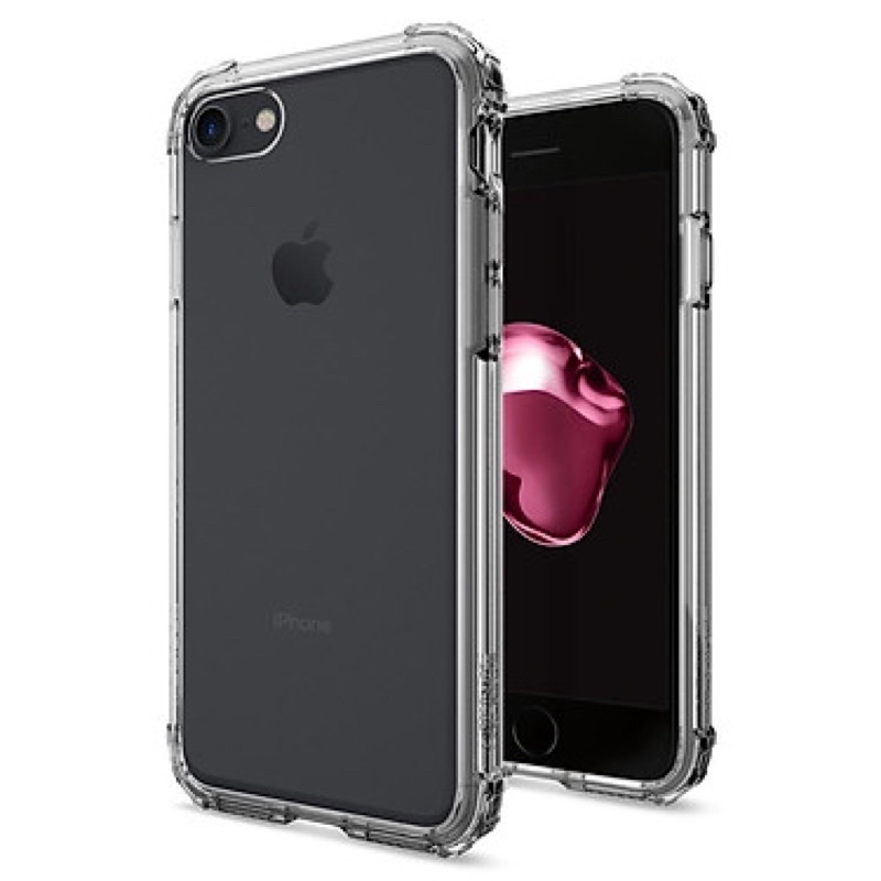 Ốp lưng dành cho Iphone 7/8 Spigen Crystal Shell - Hàng chính hãng - Đen-New