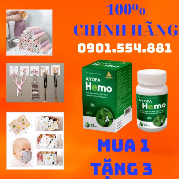 Ayofa Hemo Hỗ Trợ Trĩ + Suy Giãn Tĩnh Mạch