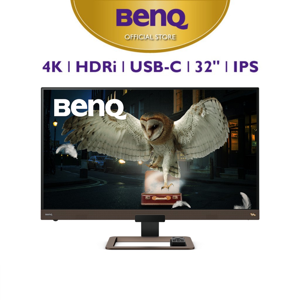 Màn hình Gaming BenQ EW3280U 32 inch 4K UHD IPS USB-C HDRi, FreeSync, chơi game console, xem phim, xem Netflix