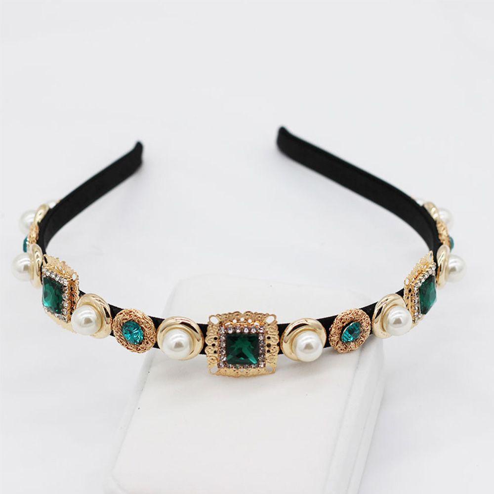 DANILO Băng Đô Đính Đá Phong Cách Baroque