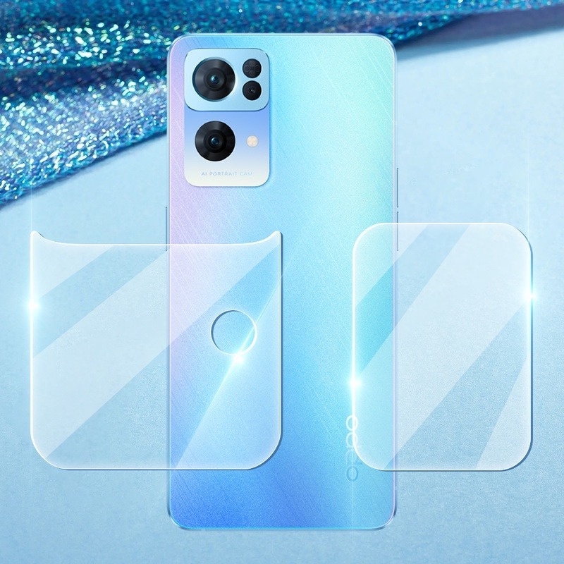 Miếng Dán Bảo Vệ Camera Sau Điện Thoại Chống Sốc Màu Đen Cho OPPO Reno 7Z 7 Pro 5G