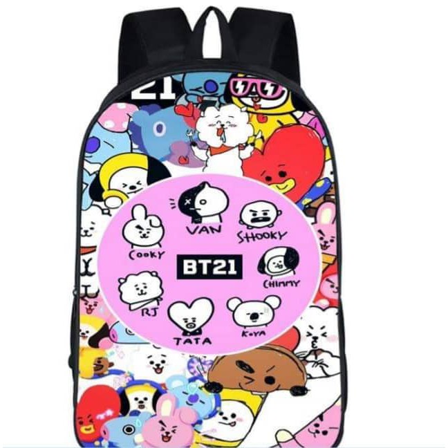 Balo kpop BT21,BLACKPINK-HÌNH NHÓM CỰC ĐẸP-KÈM QUÀ